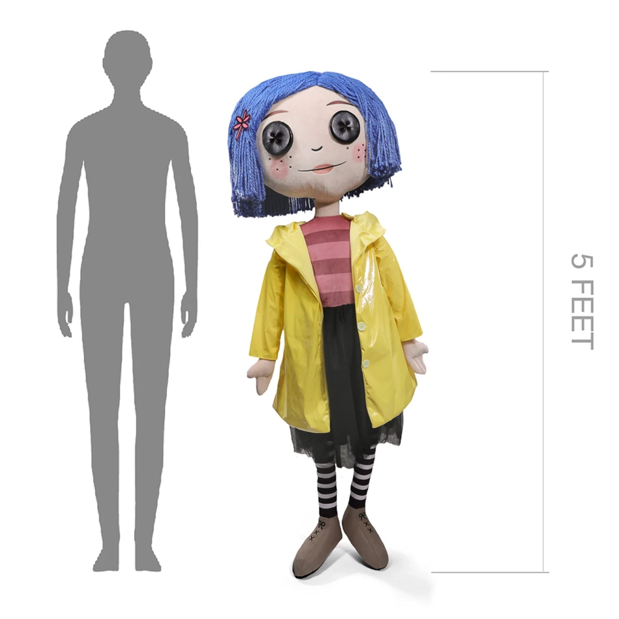 Peluche Grande Taille Coraline - Kidrobot