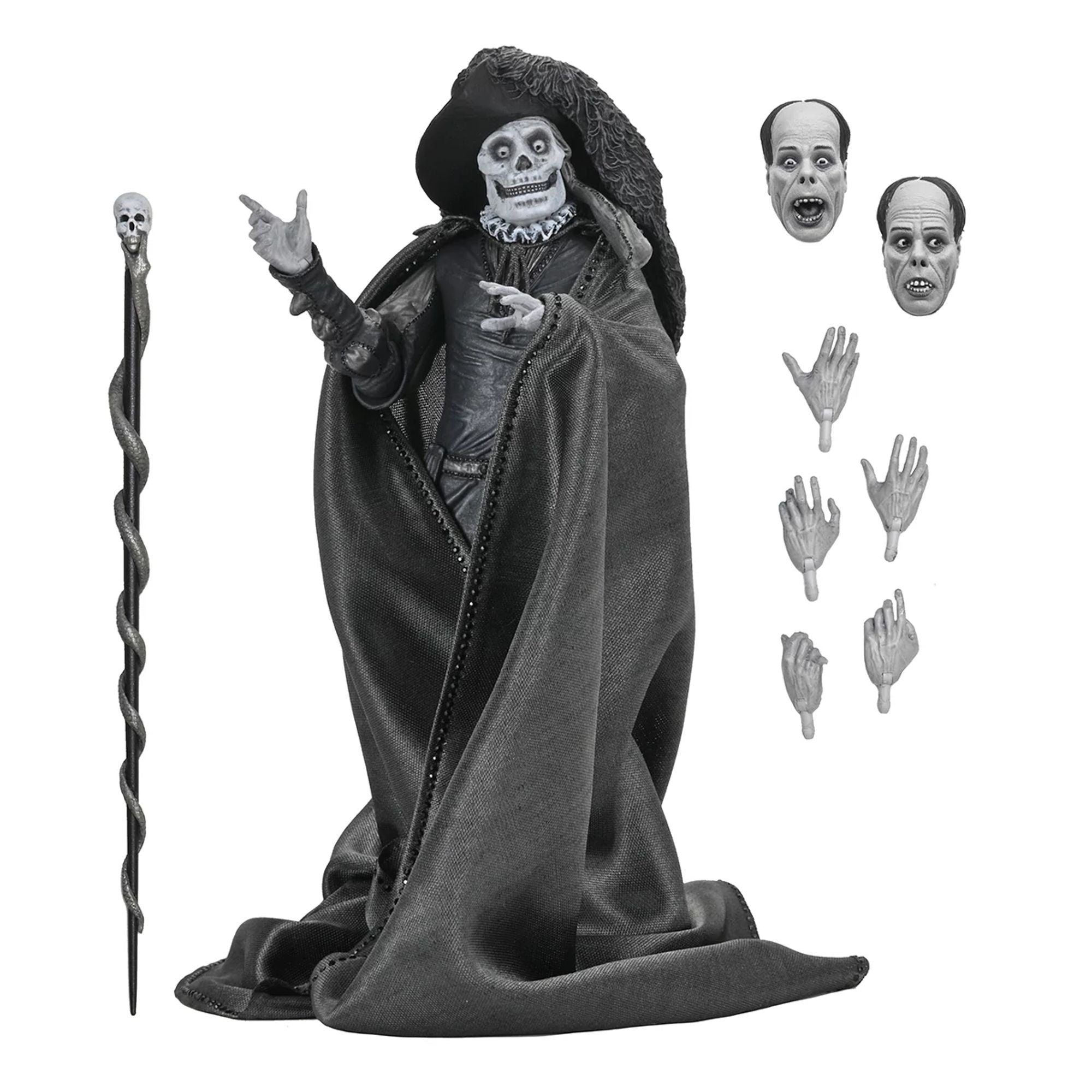 PHANTOM OF THE OPERA (1925) - 7” SCALE ACTION FIGURE - ULTIMATE MASQUE OF THE RED DEATH (B&W)