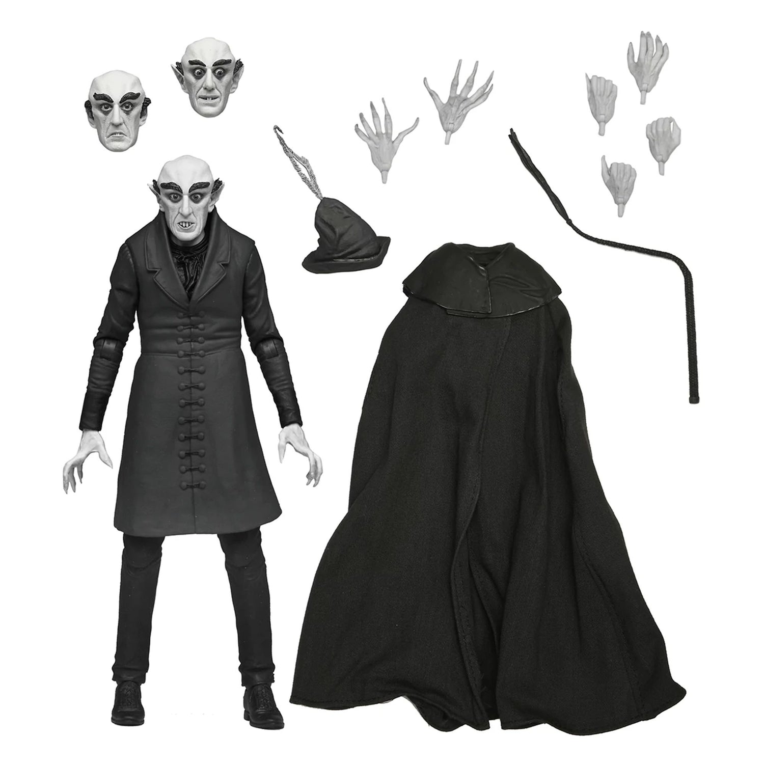 NOSFERATU- 7” SCALE ACTION FIGURE – ULTIMATE COUNT ORLOK (B&W)