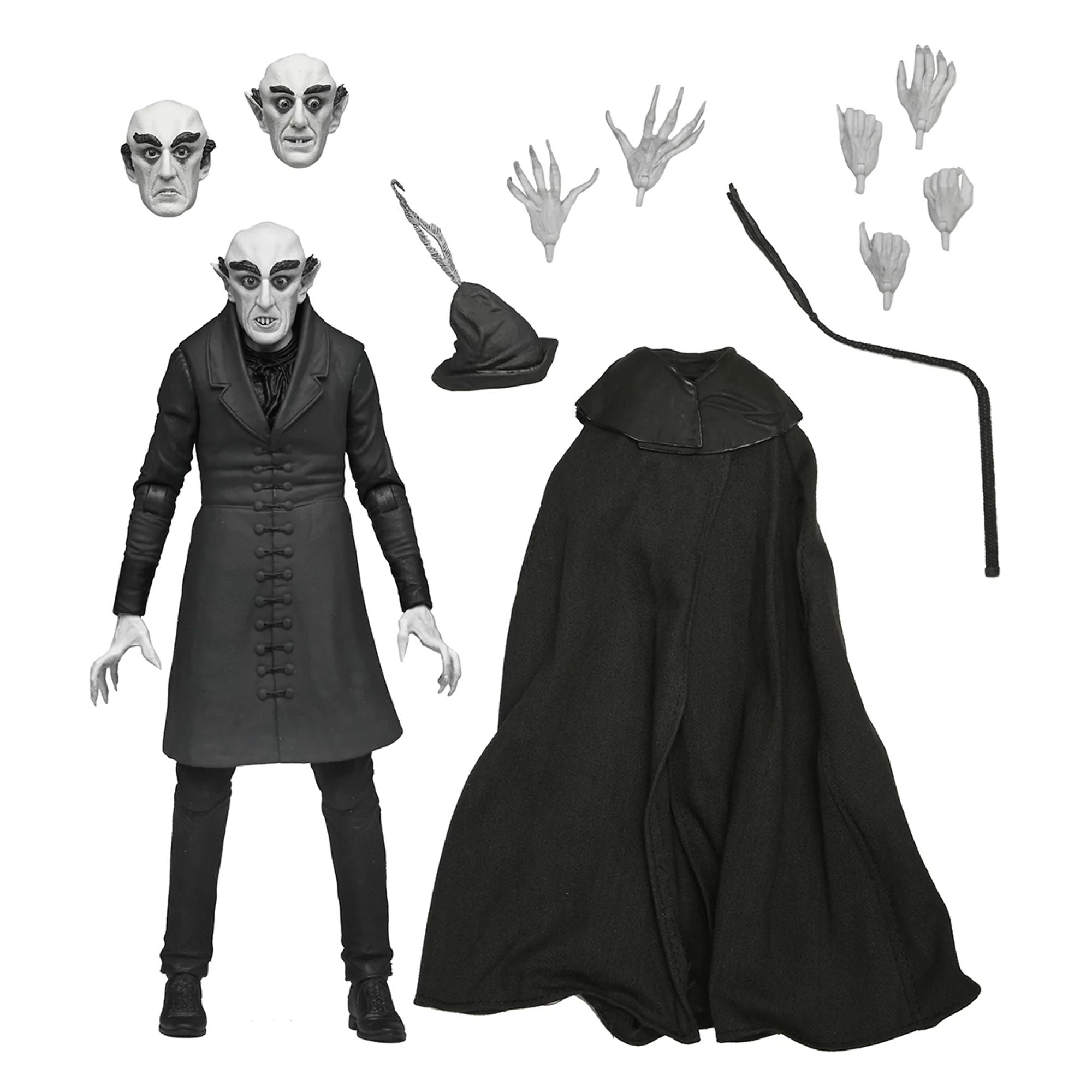 NOSFERATU- 7” SCALE ACTION FIGURE – ULTIMATE COUNT ORLOK (B&W)