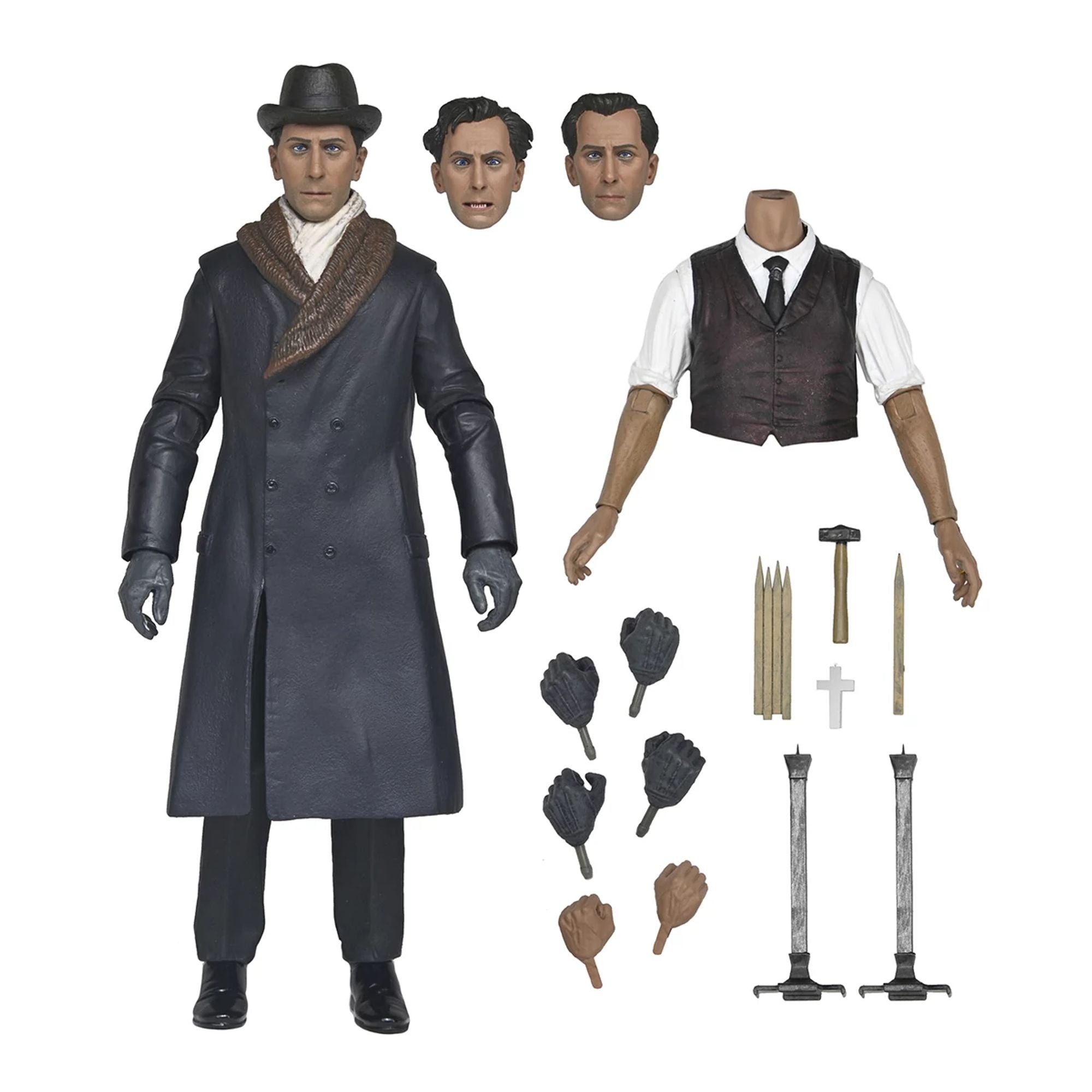 HAMMER FILMS: HORROR OF DRACULA (1958)- 7" SCALE ACTION FIGURE - VAN HELSING