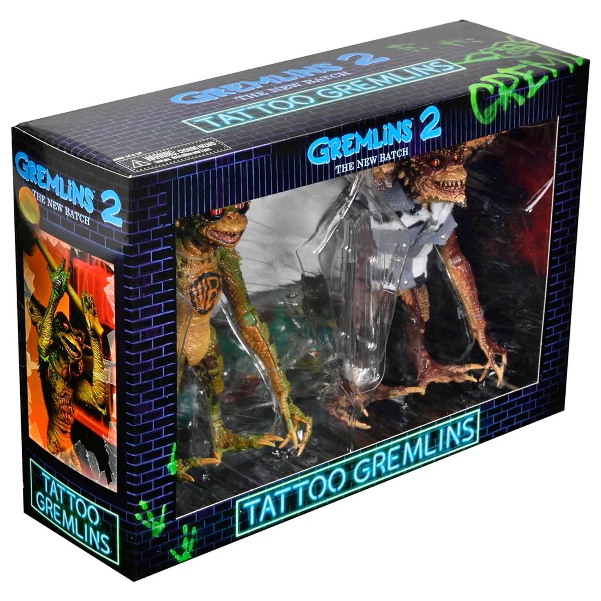 GREMLINS 2 – 7” SCALE ACTION FIGURE – TATTOO GREMLINS 2PK