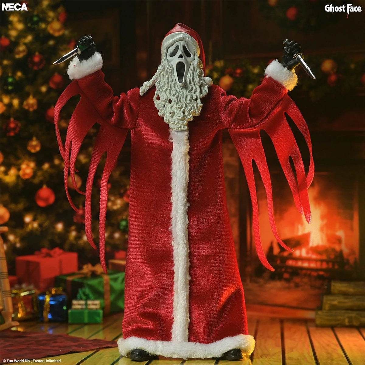GHOST FACE - 7" SCALE ACTION FIGURE - ULTIMATE SANTA GHOST FACE