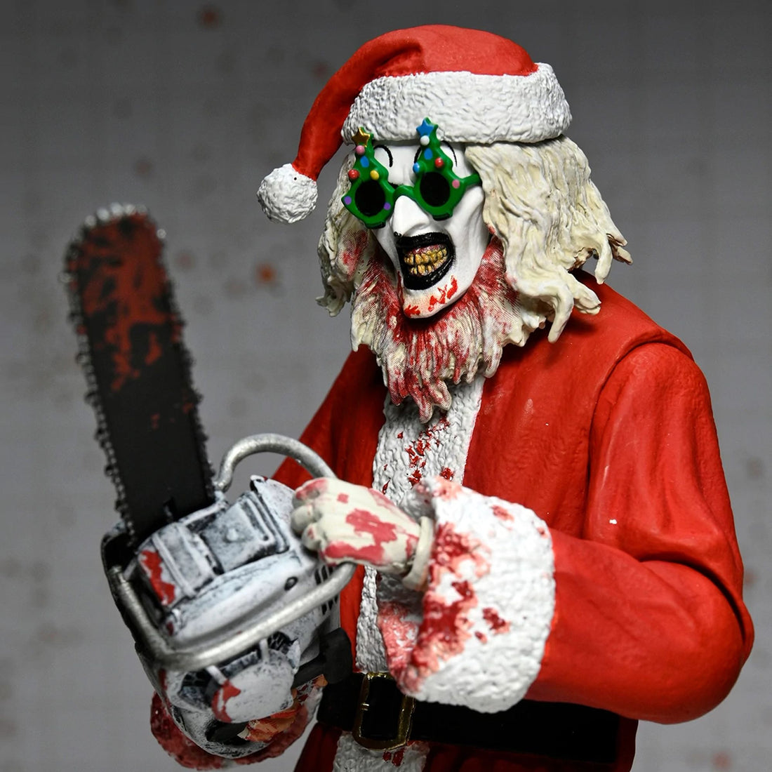 TERRIFIER 3 - 7" SCALE ACTION FIGURE - ULTIMATE SANTA SUIT ART THE CLOWN (BLOODY VERSION)