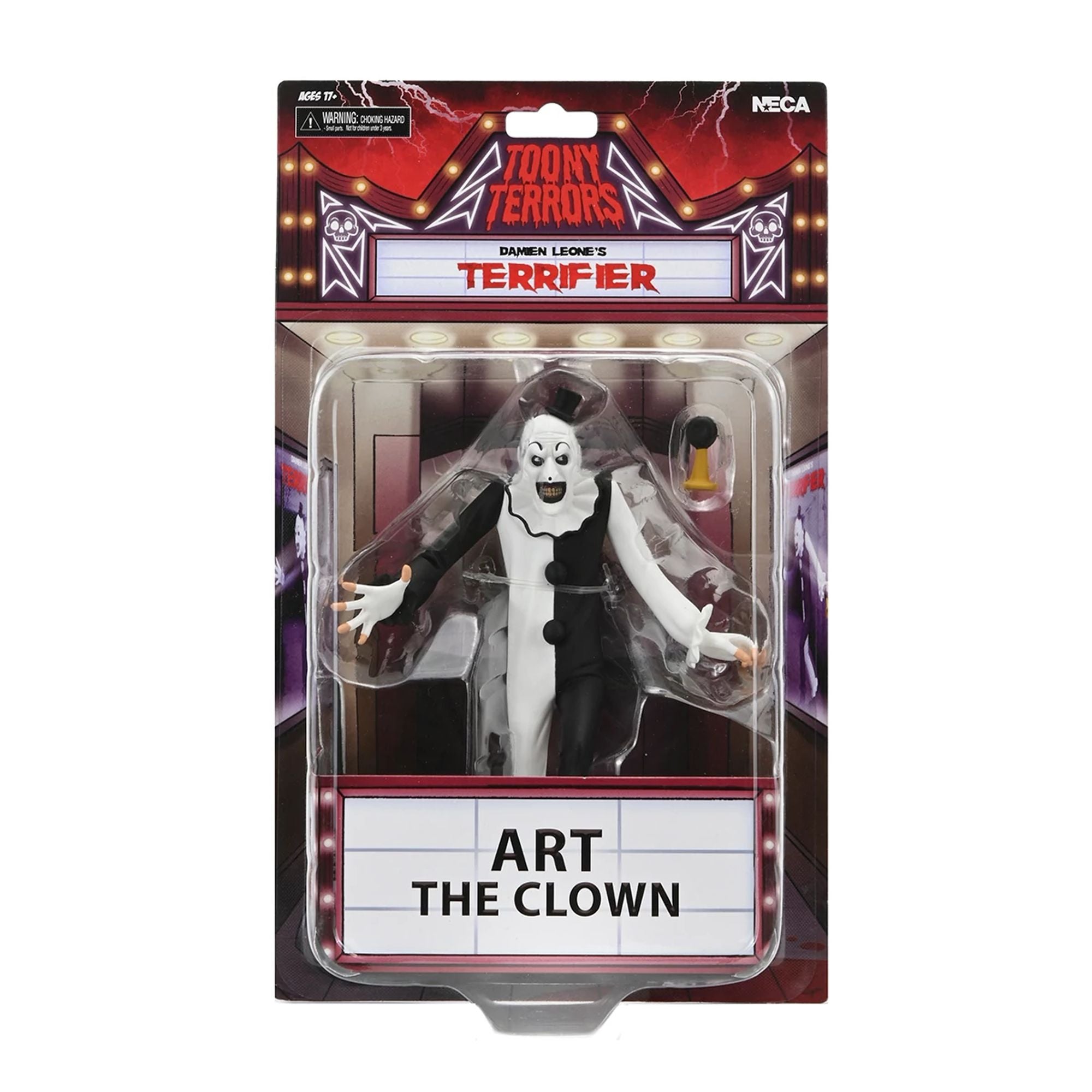 TERRIFIER - 6" SCALE ACTION FIGURE - TOONY TERRORS ART THE CLOWN