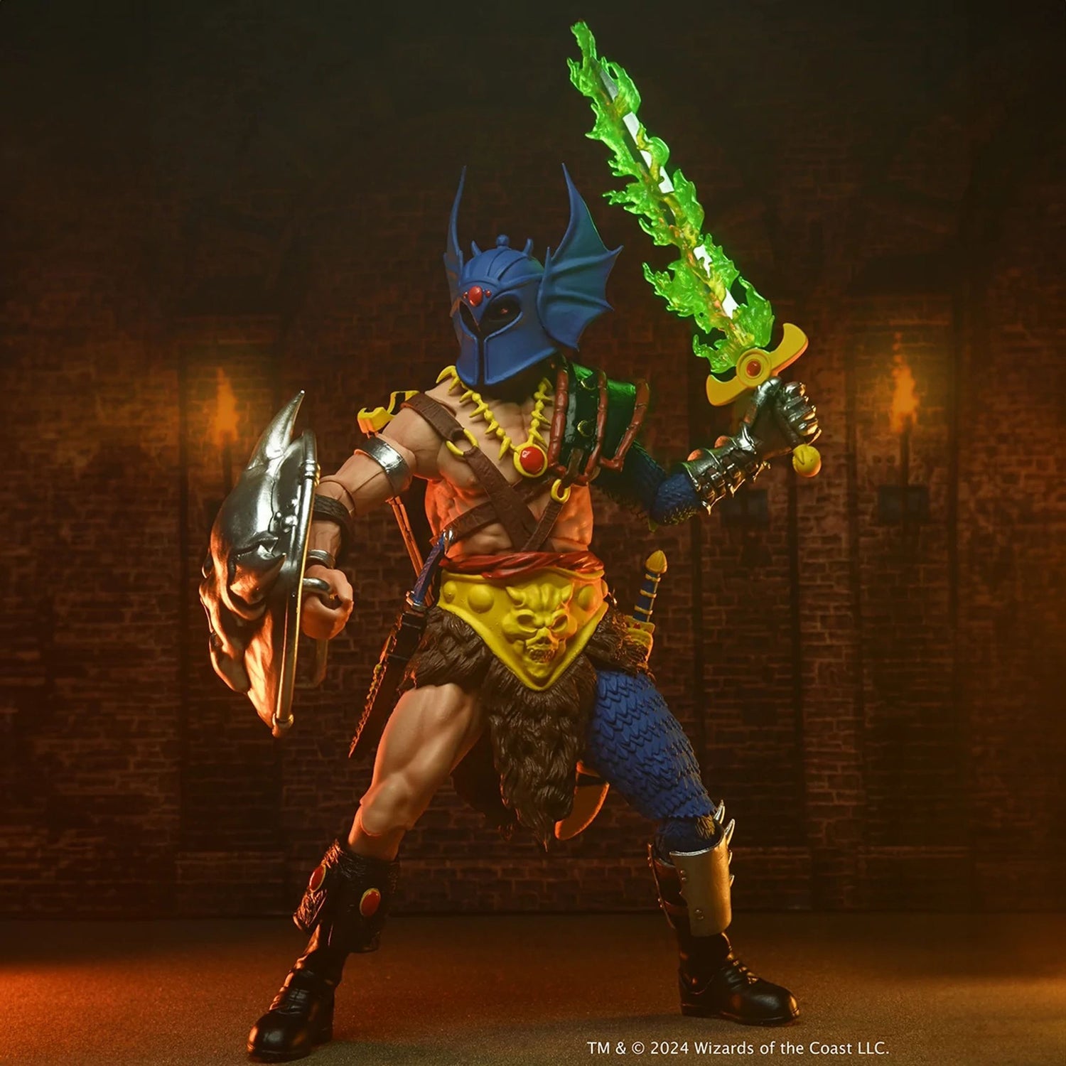 DUNGEONS AND DRAGONS - 7" SCALE FIGURE - 50TH ANNIVERSARY WARDUKE ON BLISTER CARD