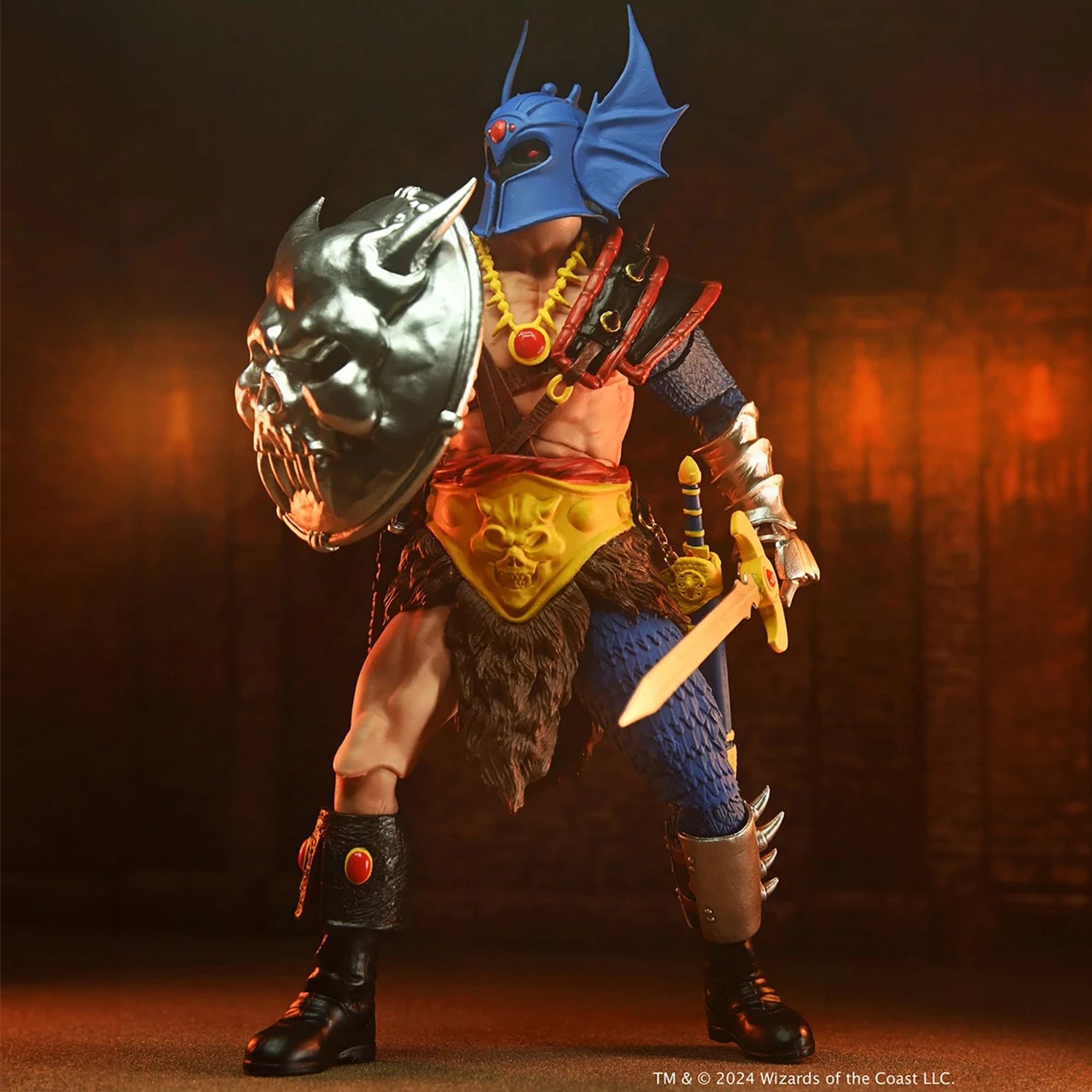 DUNGEONS AND DRAGONS - 7" SCALE FIGURE - 50TH ANNIVERSARY WARDUKE ON BLISTER CARD