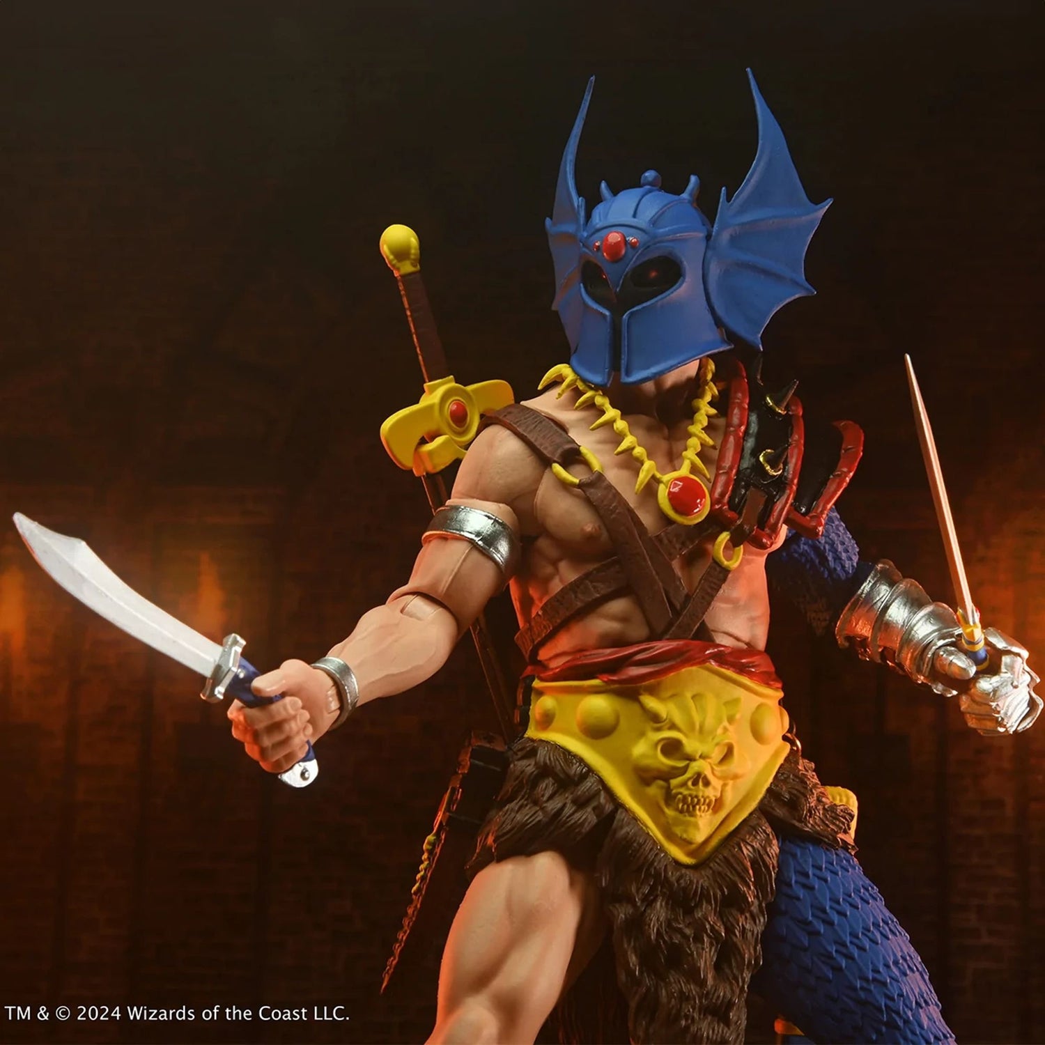 DUNGEONS AND DRAGONS - 7" SCALE FIGURE - 50TH ANNIVERSARY WARDUKE ON BLISTER CARD