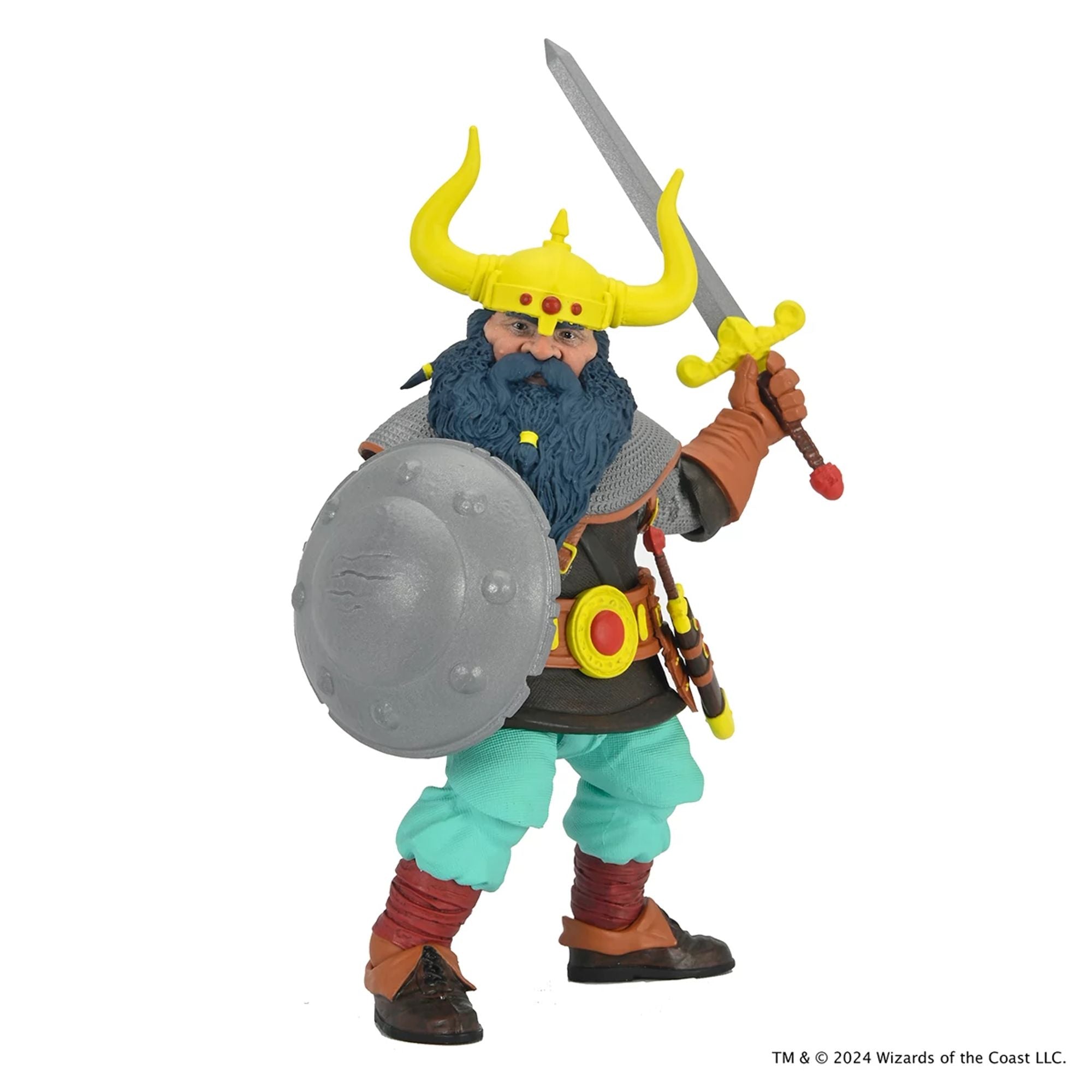 DUNGEONS AND DRAGONS - 7" SCALE FIGURE - 50TH ANNIVERSARY ELKHORN ON BLISTER CARD
