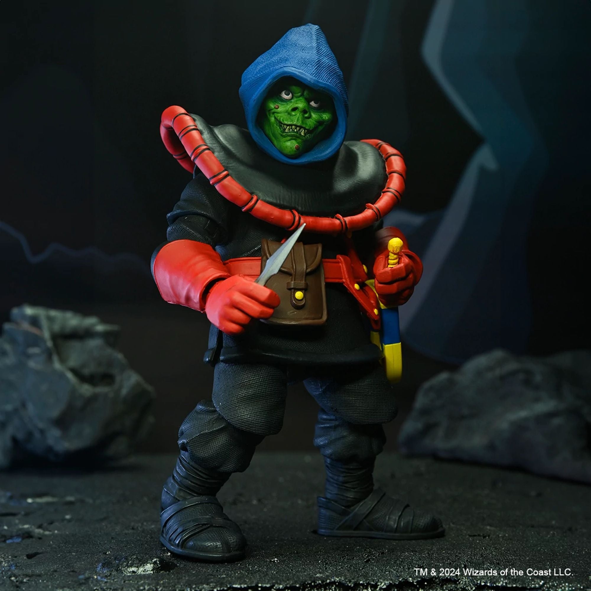 DUNGEONS AND DRAGONS - 7" SCALE FIGURE - 50TH ANNIVERSARY ZARAK ON BLISTER CARD