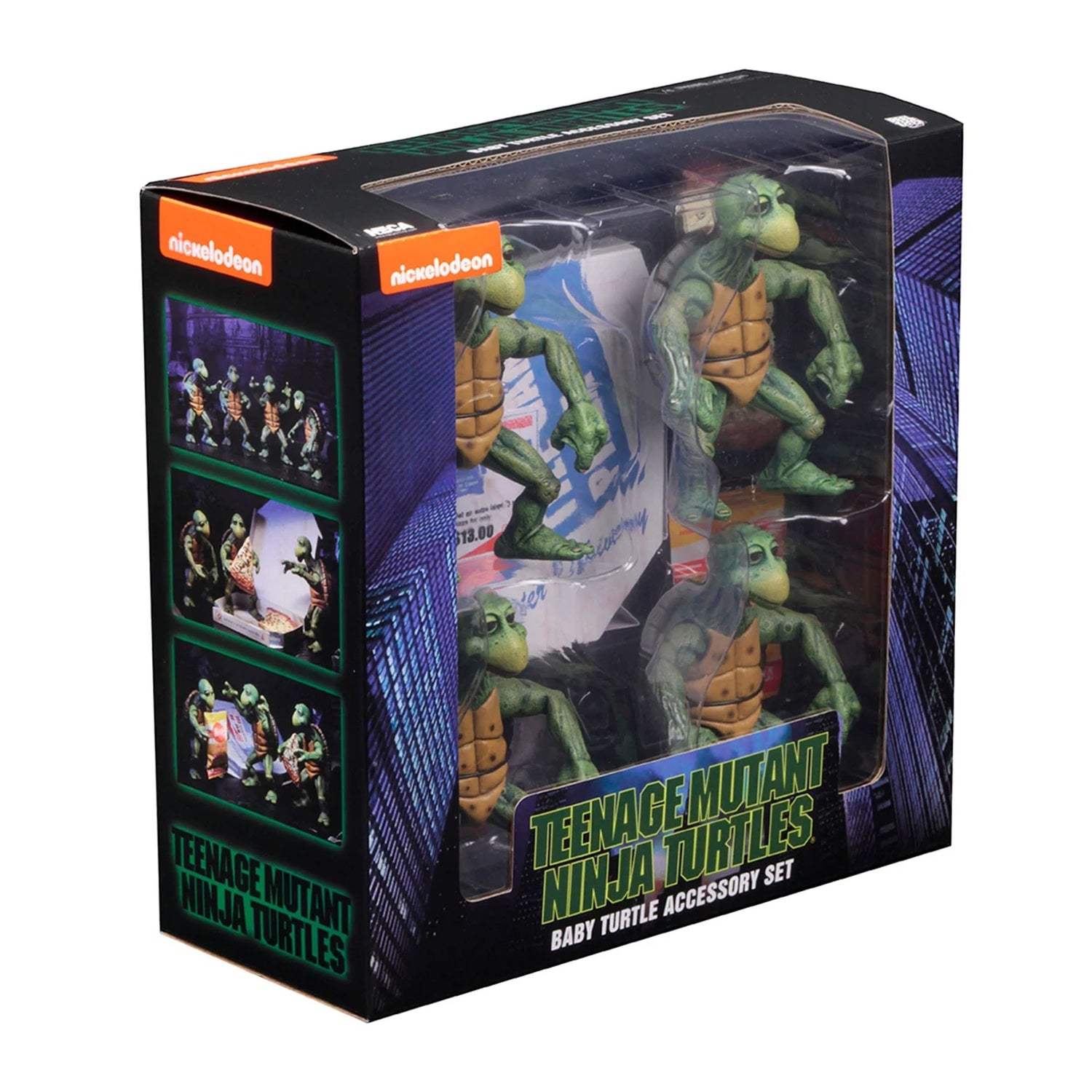 TEENAGE MUTANT NINJA TURTLES (1990 MOVIE) – 1/4 SCALE ACTION FIGURES – BABY TURTLES SET