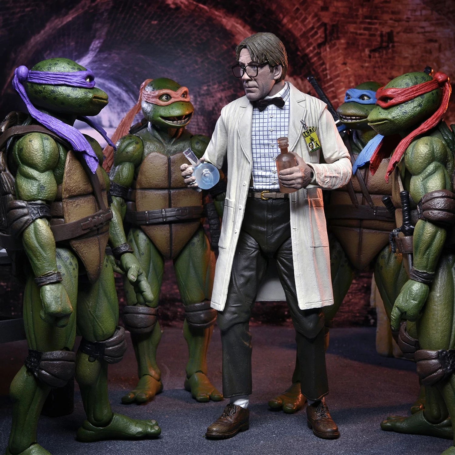 TEENAGE MUTANT NINJA TURTLES 2: SECRET OF THE OOZE (MOVIE) - 7" SCALE ACTION FIGURES - PACK OF 2