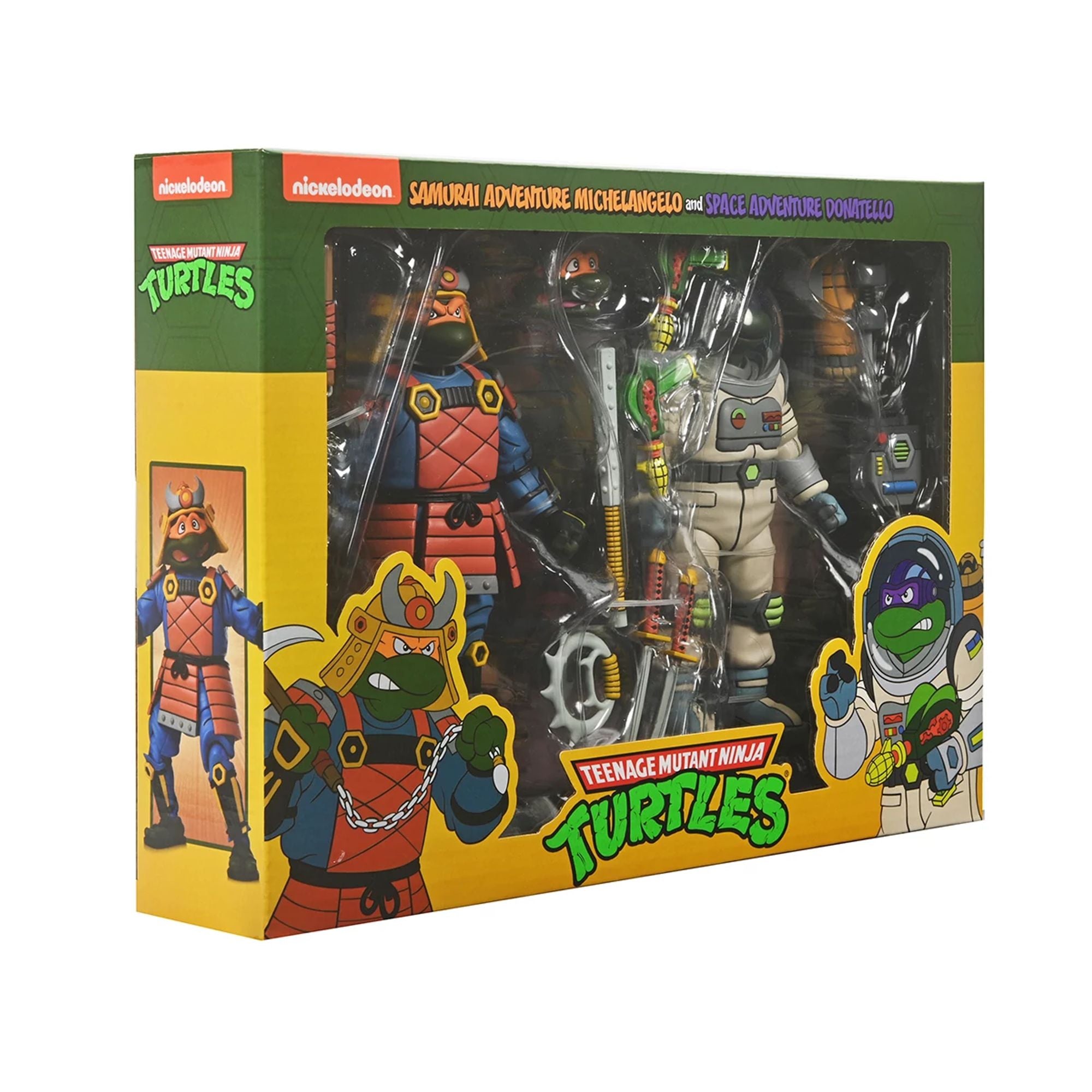 TEENAGE MUTANT NINJA TURTLES (CARTOON) – 7” SCALE ACTION FIGURES - SPACE ADVENTURE & SAMURAI TURTLES