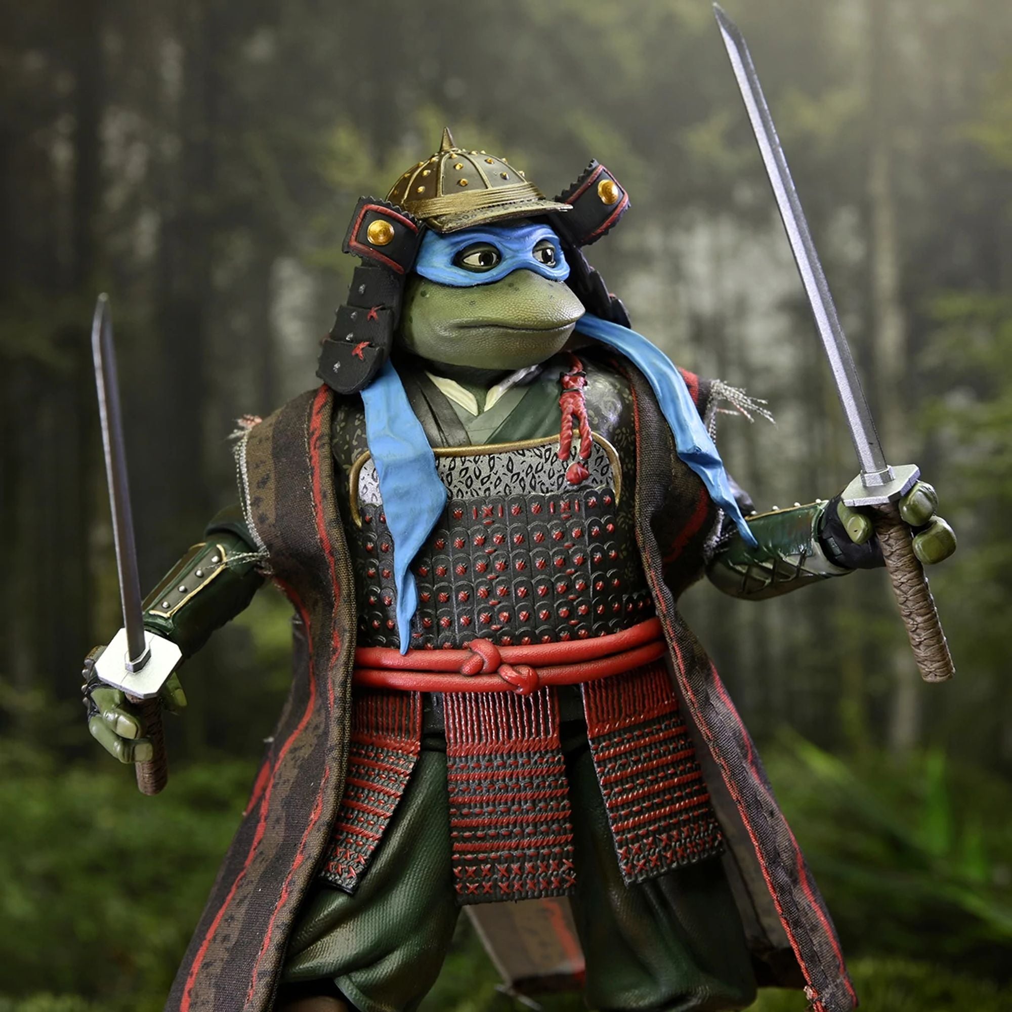 TEENAGE MUTANT NINJA TURTLES 3 (MOVIE) - 7" SCALE ACTION FIGURES - LEONARDO & MICHELANGELO 2 PACK