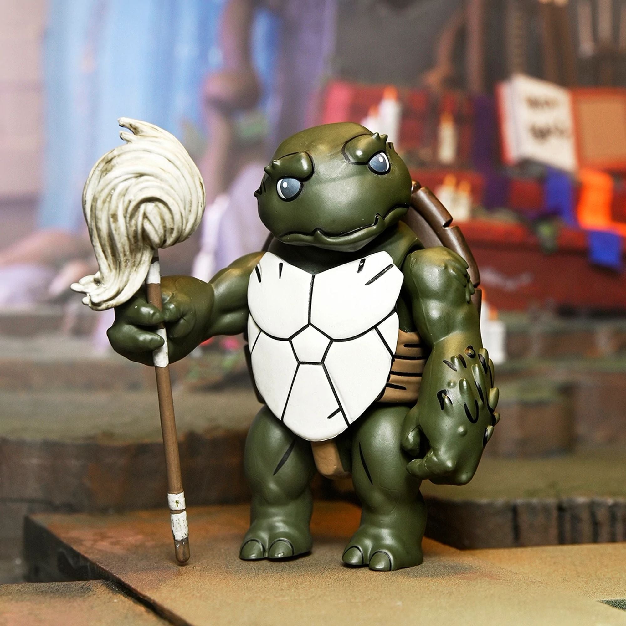 TEENAGE MUTANT NINJA TURTLES (THE LAST RONIN- THE LOST YEARS) - 7” SCALE ACTION FIGURE - CASEY MARIE WITH BABY ODYN & UNO