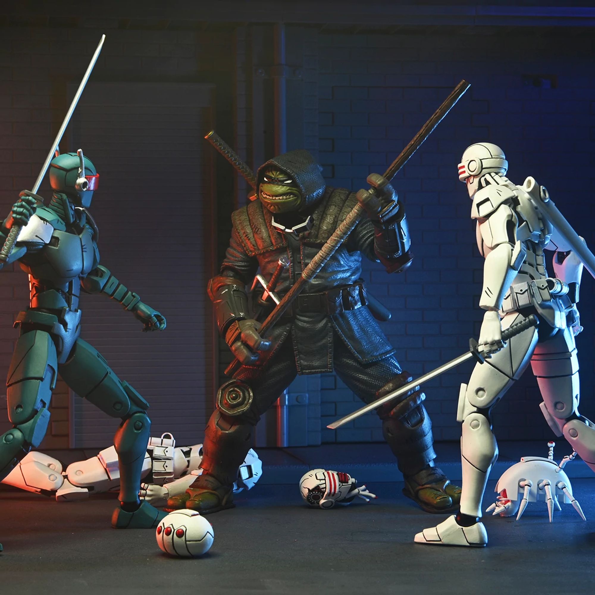 Teenage Mutant Ninja Turtles (The Last Ronin) - 7" Scale Action Figure - Synja Robots 2 Pack