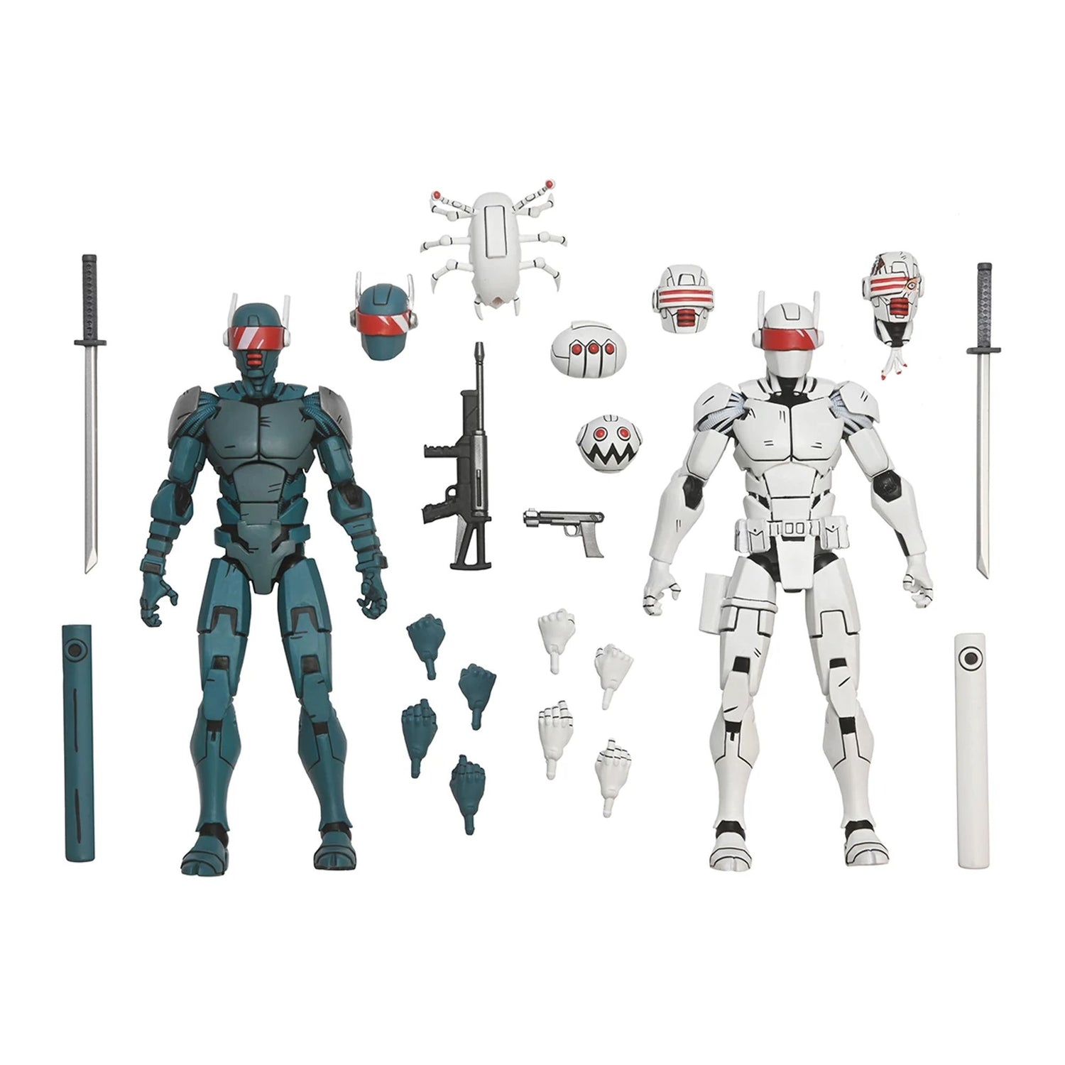Teenage Mutant Ninja Turtles (The Last Ronin) - 7" Scale Action Figure - Synja Robots 2 Pack
