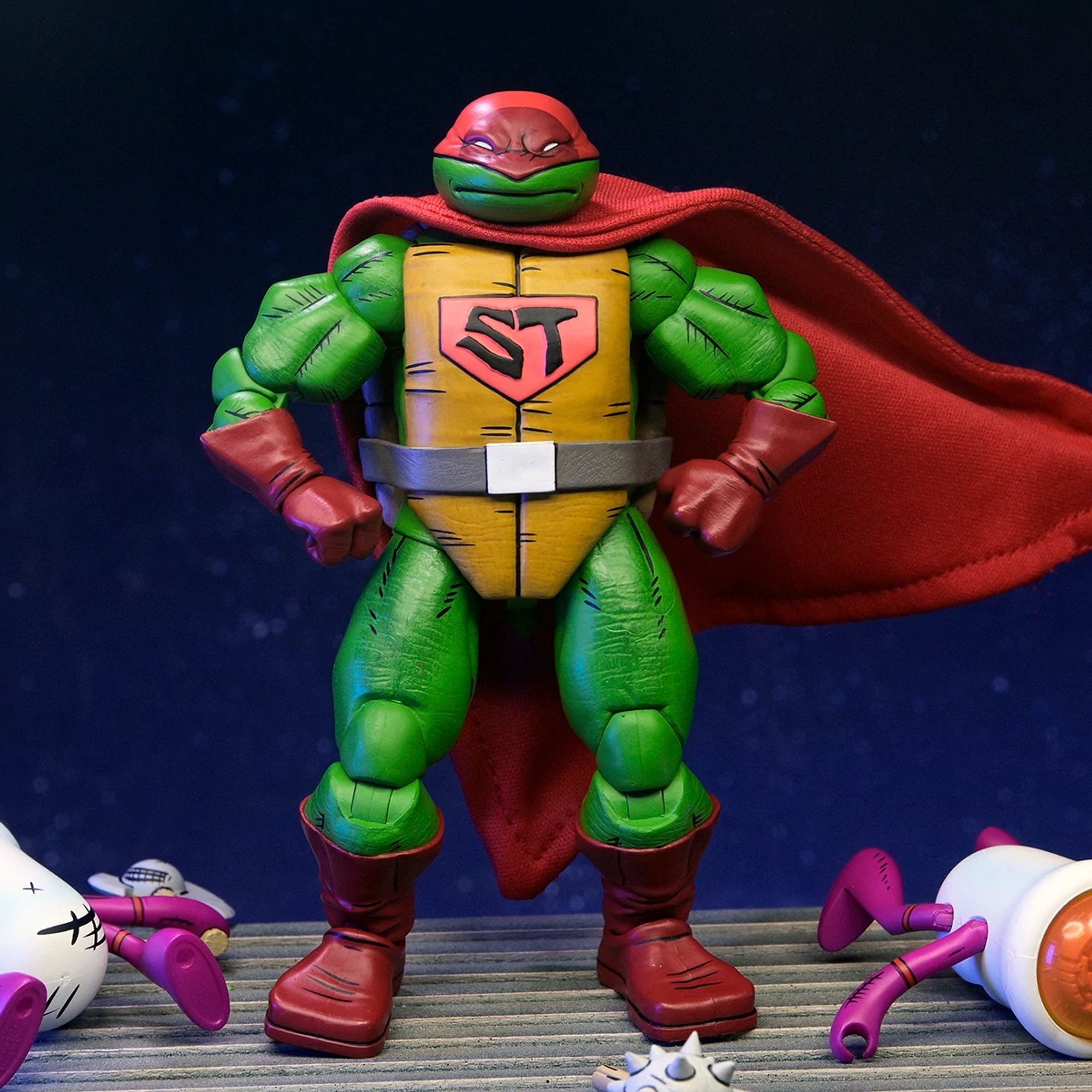 TEENAGE MUTANT NINJA TURTLES (MIRAGE COMICS) - 7" SCALE ACTION FIGURE - SUPER TURTLE