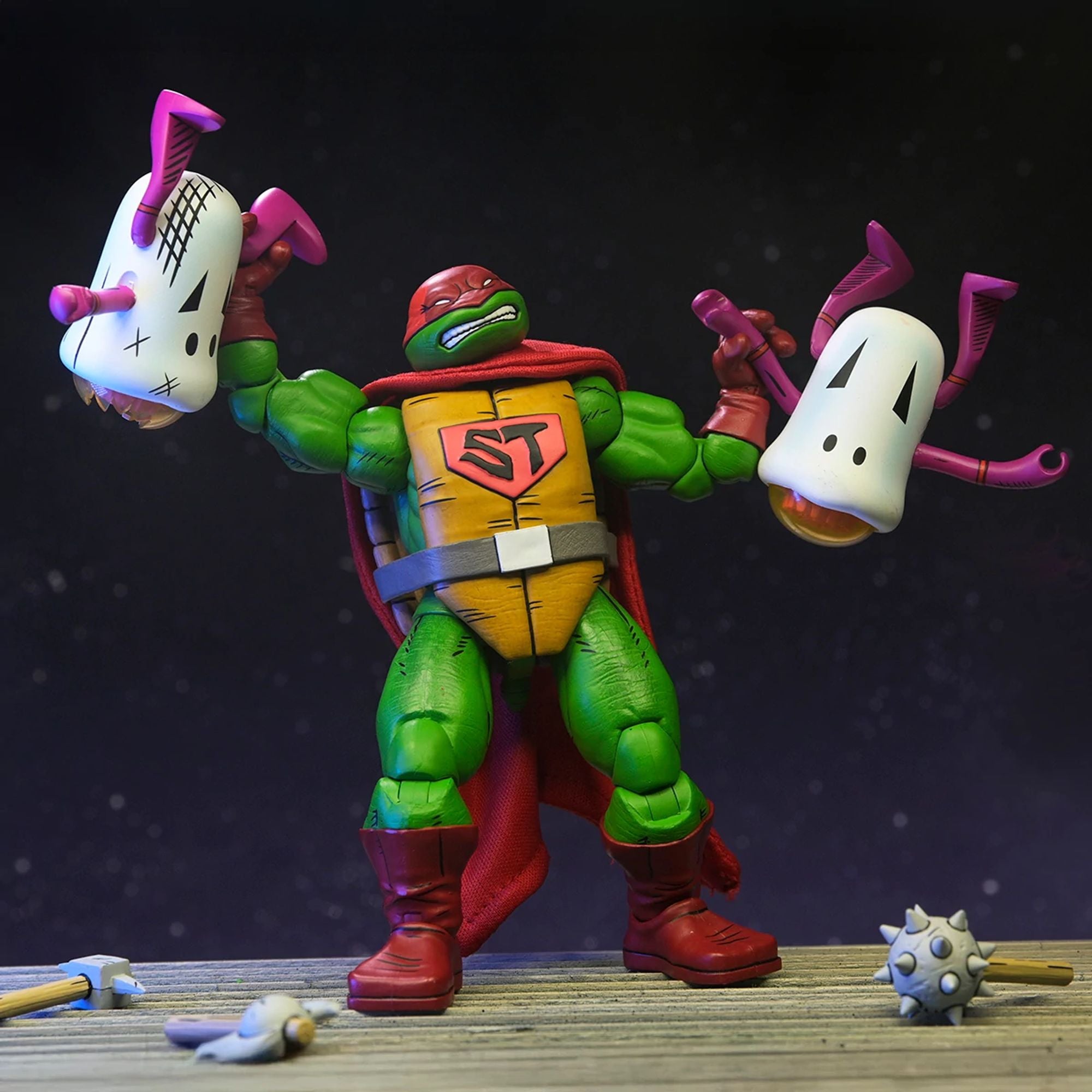 TEENAGE MUTANT NINJA TURTLES (MIRAGE COMICS) - 7" SCALE ACTION FIGURE - SUPER TURTLE