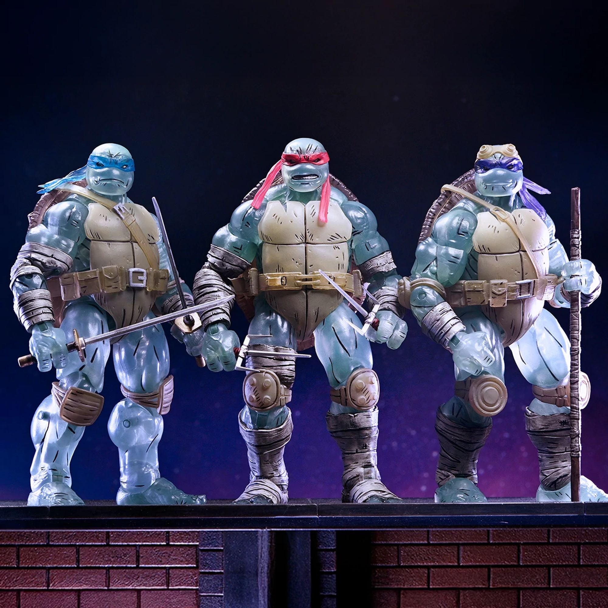 TEENAGE MUTANT NINJA TURTLES (THE LAST RONIN) - 7" SCALE ACTION FIGURE - GHOST BROTHERS 3 PACK