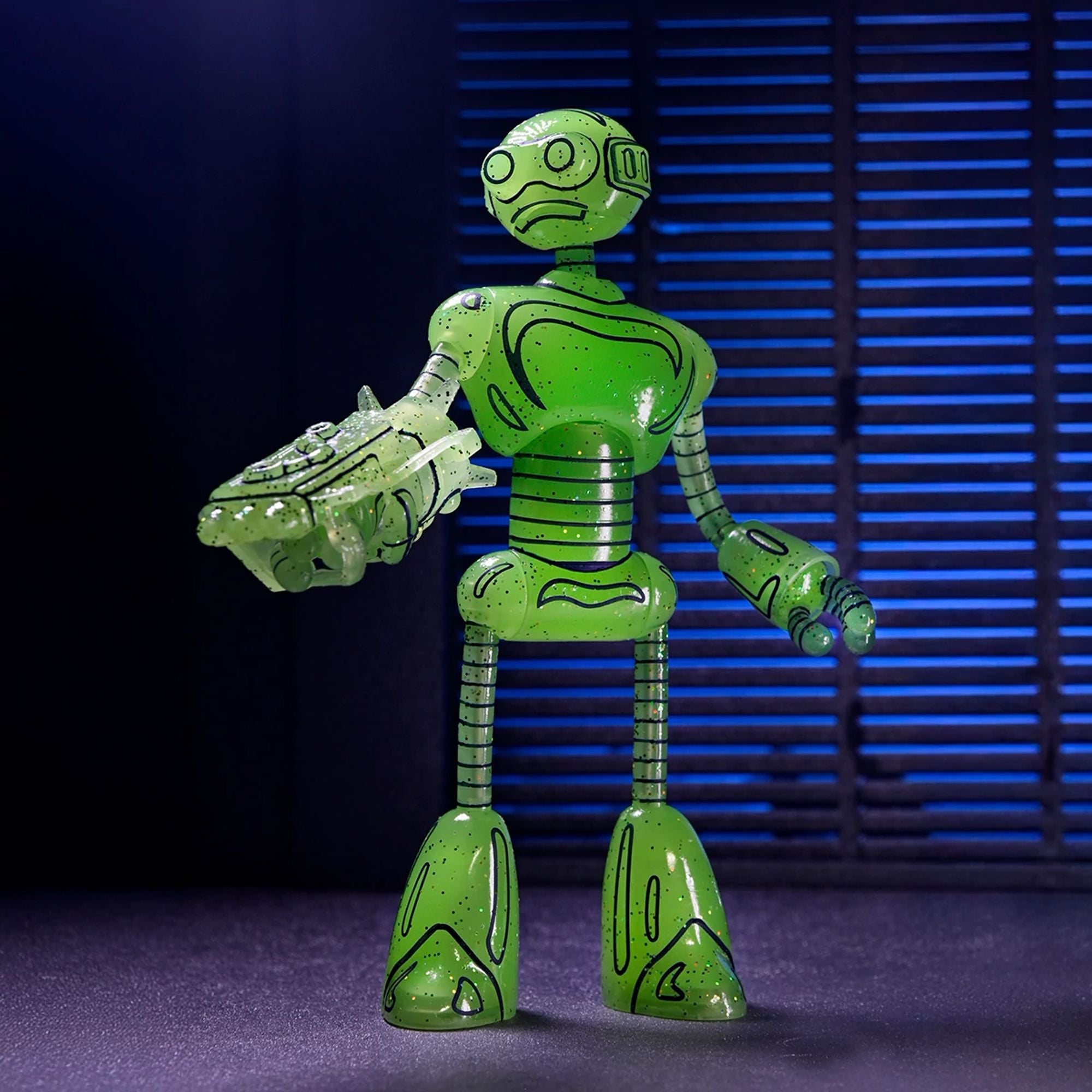 TEENAGE MUTANT NINJA TURTLES MIRAGE COMICS - 7” SCALE ACTION FIGURES – TRANSMAT FUGITOID GID