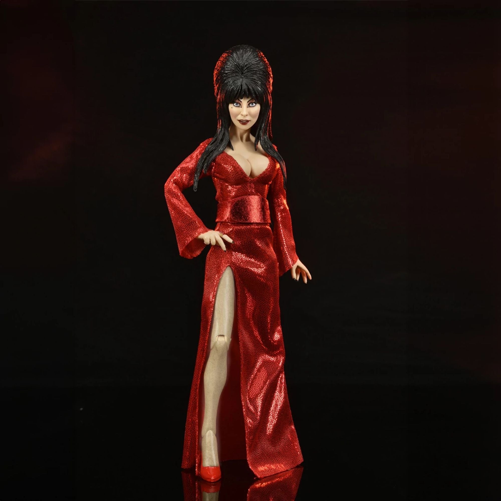 ELVIRA – 8” CLOTHED ACTION FIGURE – ELVIRA “RED, FRIGHT, AND BOO”