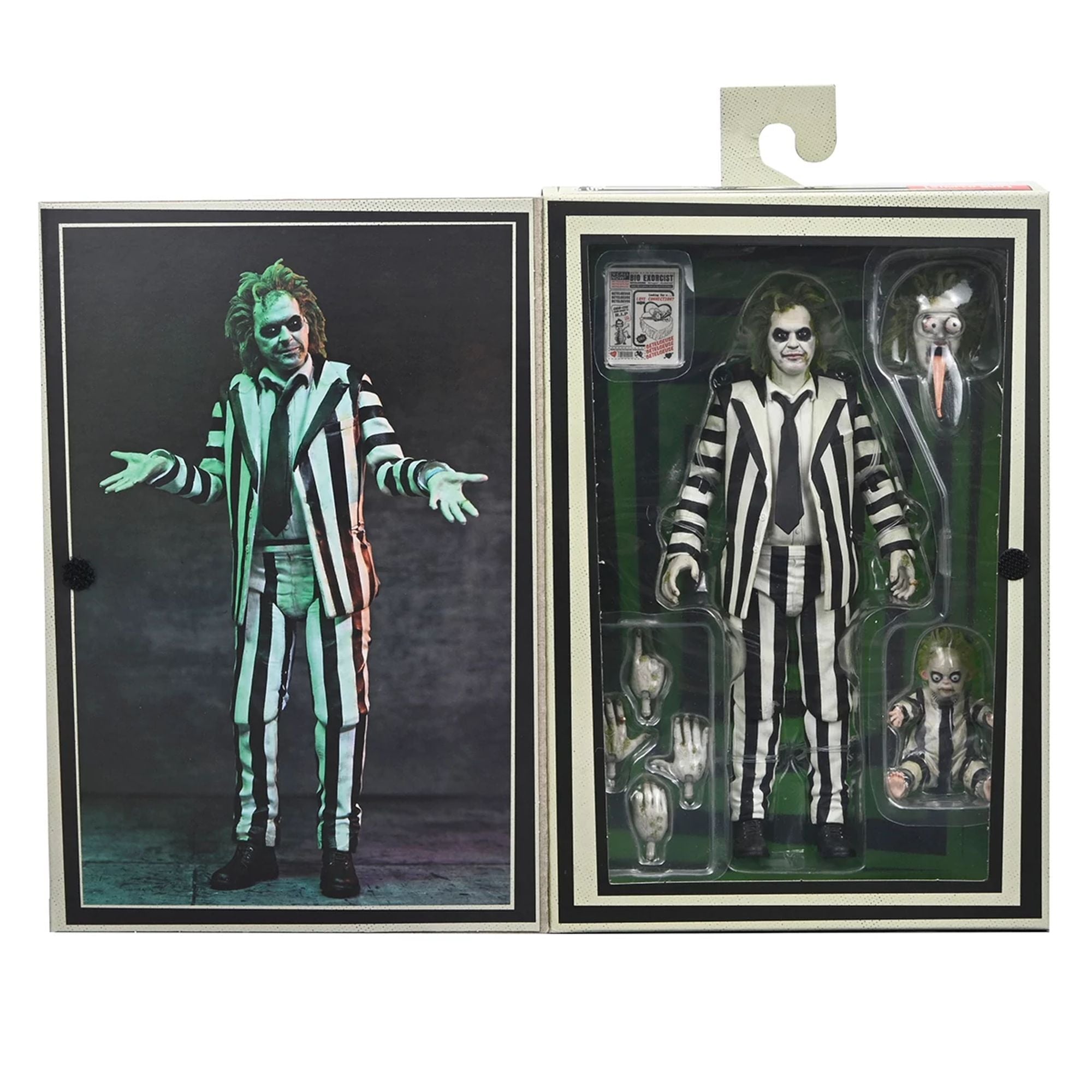 BEETLEJUICE BEETLEJUICE - 7" SCALE ACTION FIGURE - ULTIMATE "STRIPED SUIT" BEETLEJUICE