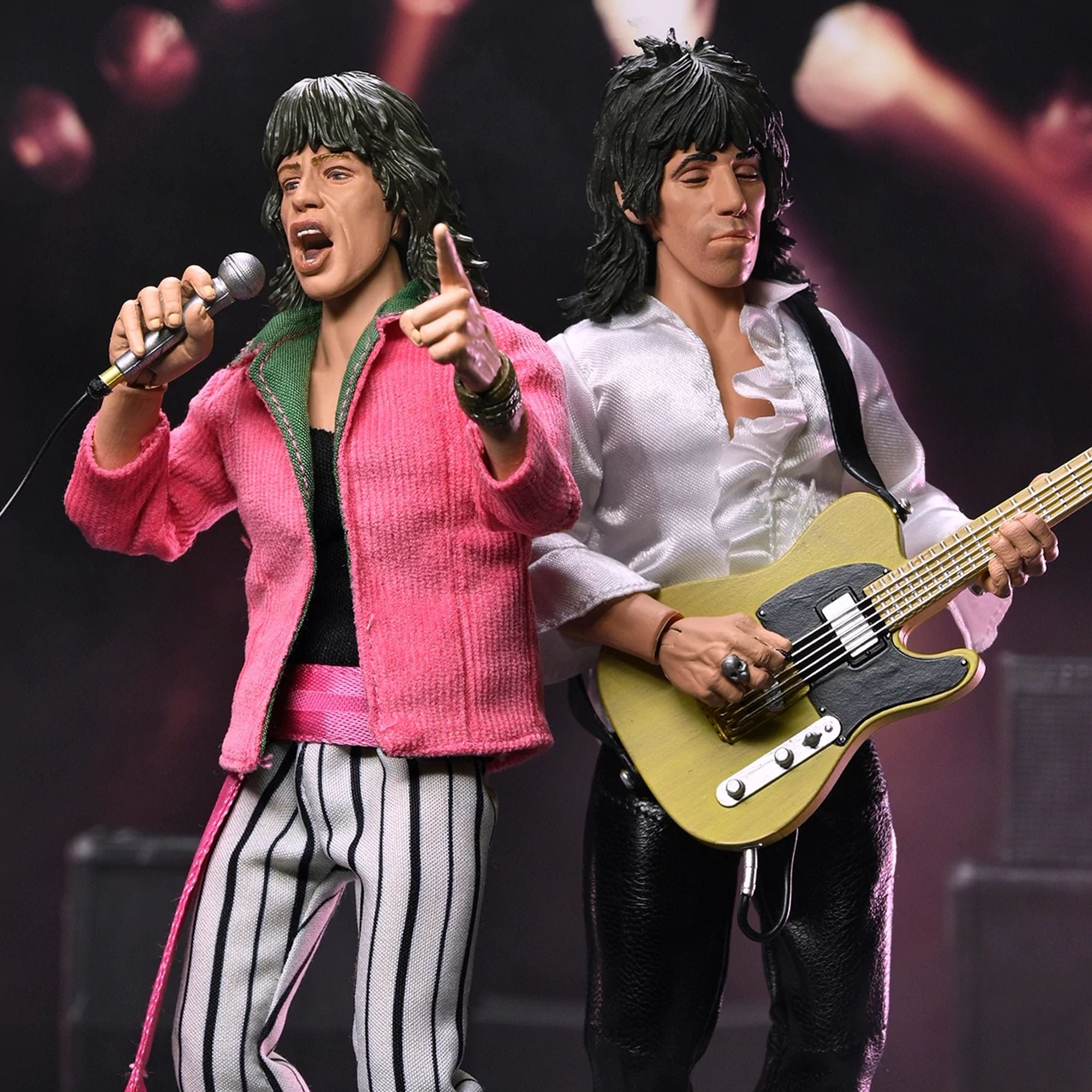 THE ROLLING STONES - 8” CLOTHED ACTION FIGURE – MICK JAGGER (1975) FIGURE