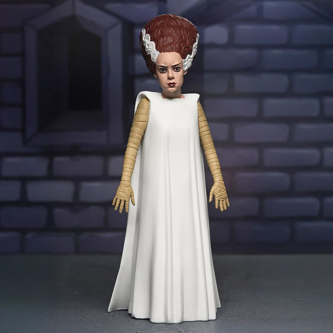 UNIVERSAL MONSTERS - 6” SCALE ACTION FIGURE - TOONY TERRORS BRIDE OF FRANKENSTEIN