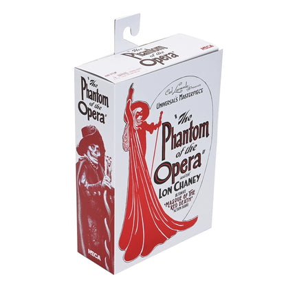 PHANTOM OF THE OPERA (1925) - 7” SCALE ACTION FIGURE - ULTIMATE MASQUE OF THE RED DEATH (B&amp;W)