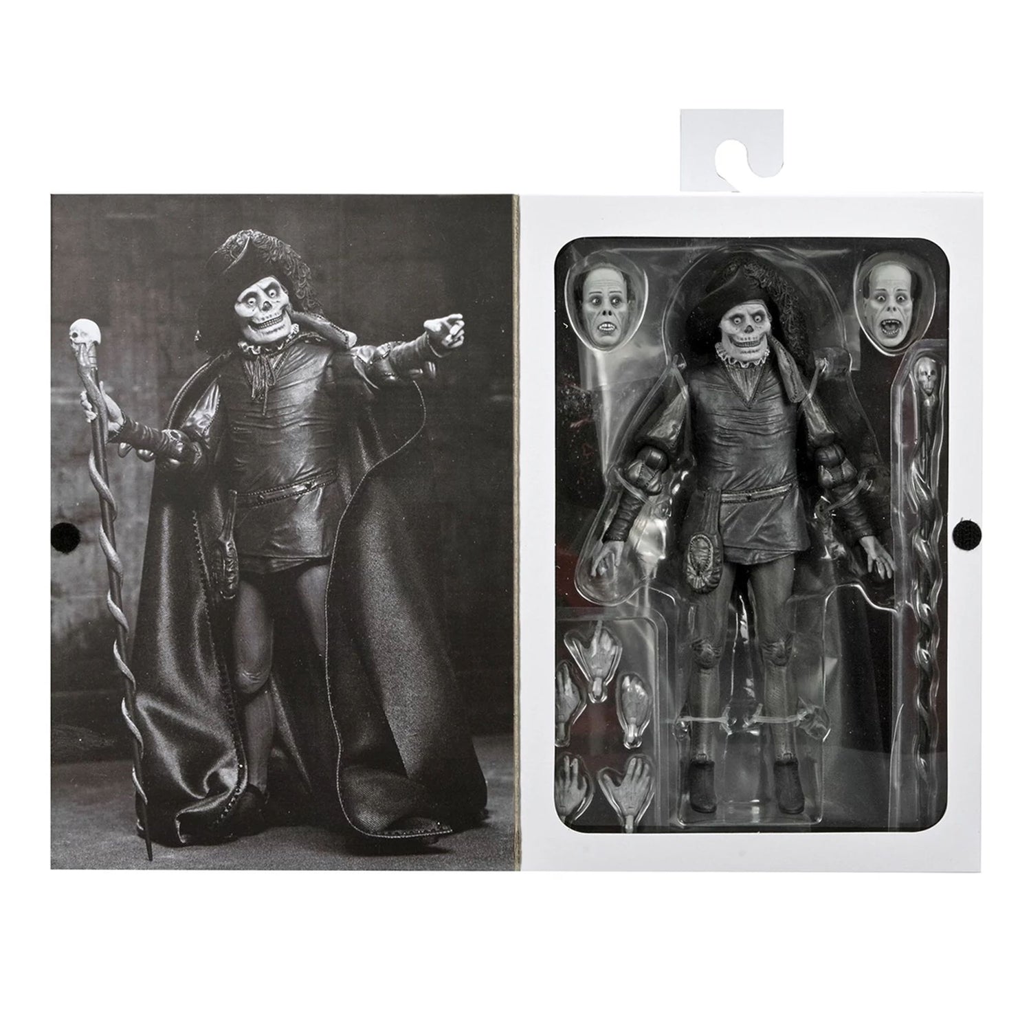 PHANTOM OF THE OPERA (1925) - 7” SCALE ACTION FIGURE - ULTIMATE MASQUE OF THE RED DEATH (B&amp;W)