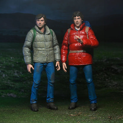 AN AMERICAN WEREWOLF IN LONDON – 7” SCALE ACTION FIGURES - JACK AND DAVID 2 PACK