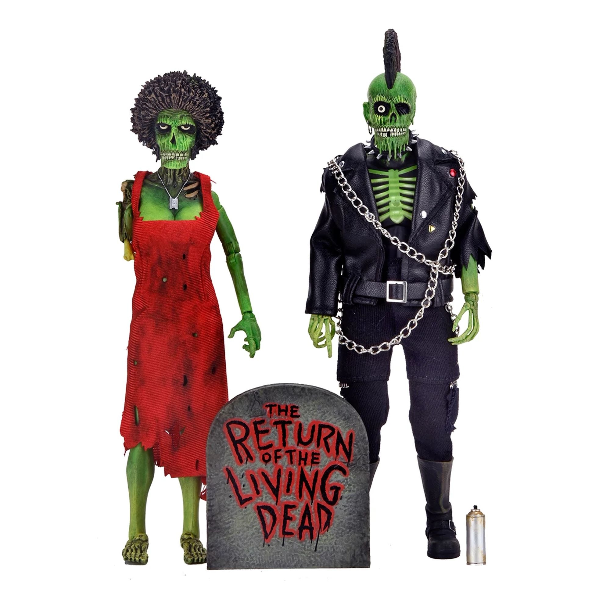 THE RETURN OF THE LIVING DEAD - 8&quot; CLOTHED FIGURE - TRASH &amp; SUICIDE 2 PACK