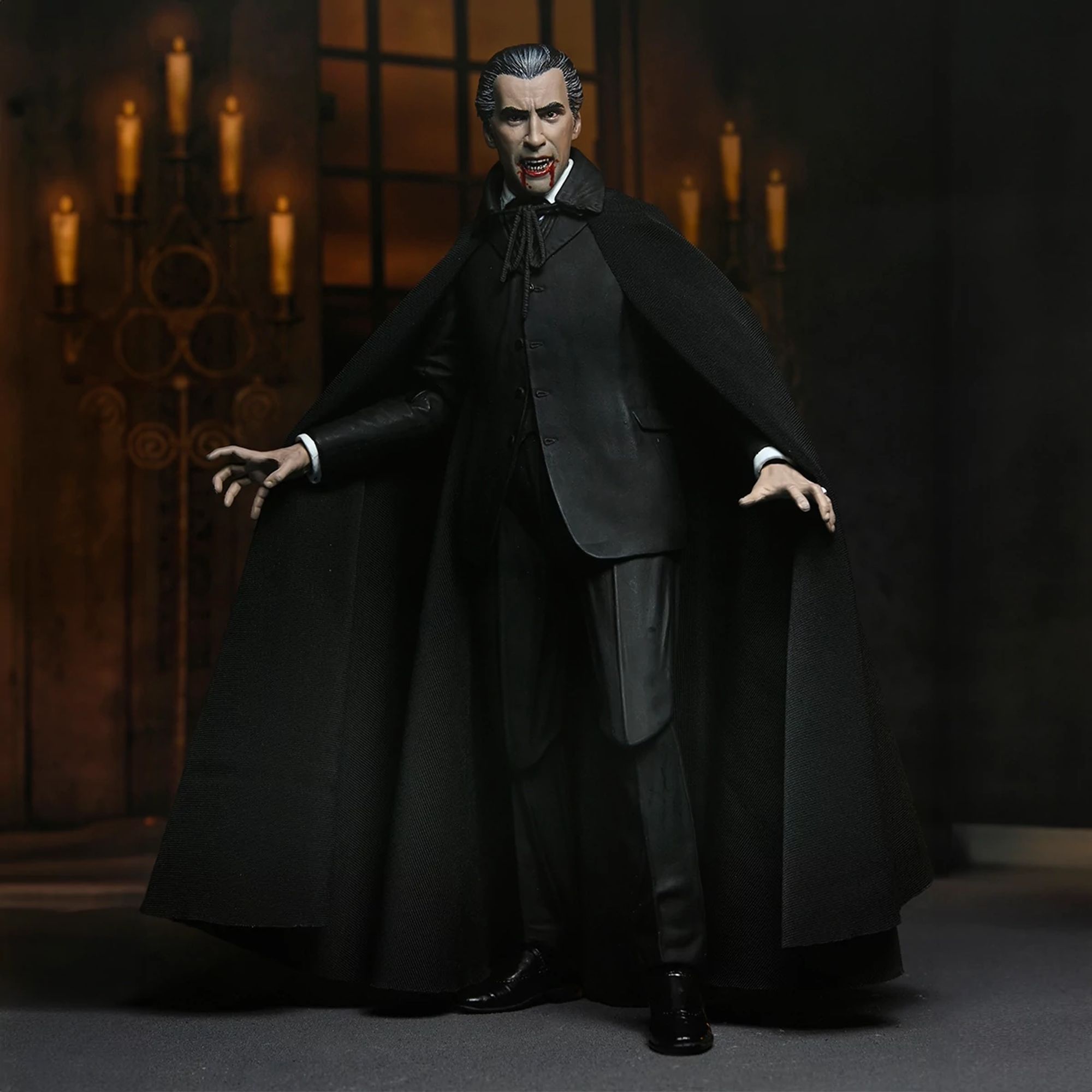 HAMMER FILMS: HORROR OF DRACULA (1958) - 7&quot; SCALE ACTION FIGURE - ULTIMATE COUNT DRACULA