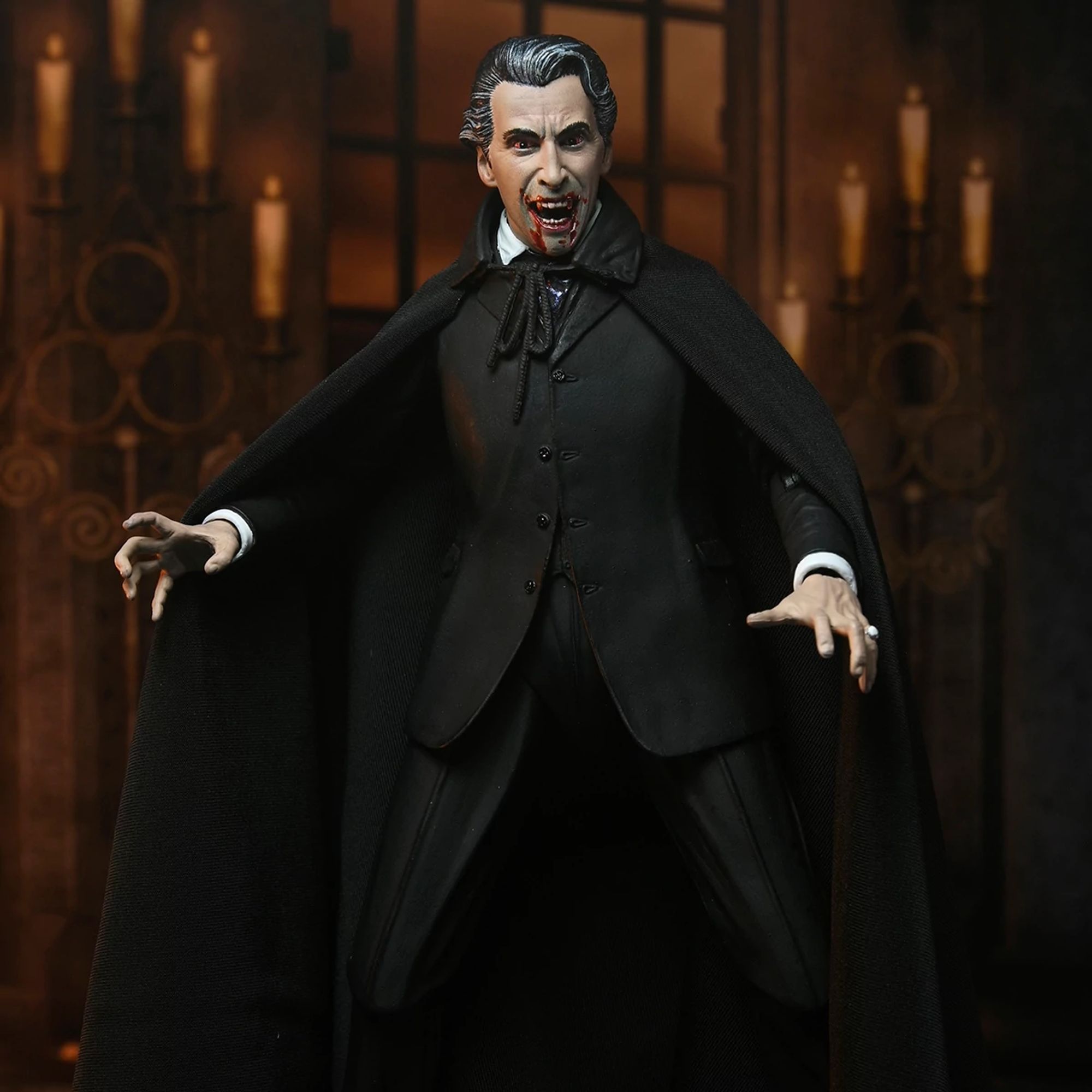 HAMMER FILMS: HORROR OF DRACULA (1958) - 7&quot; SCALE ACTION FIGURE - ULTIMATE COUNT DRACULA