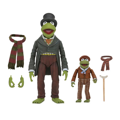 THE MUPPETS - 7” SCALE ACTION FIGURE - MUPPET CHRISTMAS CAROL ULTIMATE KERMIT AS BOB CRATCHIT