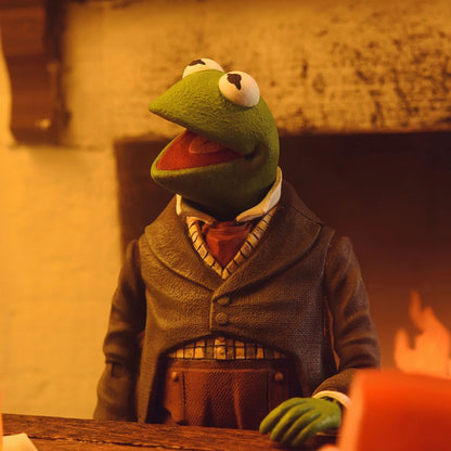 THE MUPPETS - 7” SCALE ACTION FIGURE - MUPPET CHRISTMAS CAROL ULTIMATE KERMIT AS BOB CRATCHIT