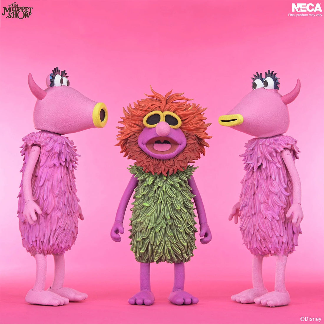 THE MUPPETS - 7” SCALE ACTION FIGURE - ULTIMATE MAHNA MAHNA AND THE SNOWTHS 3 PACK