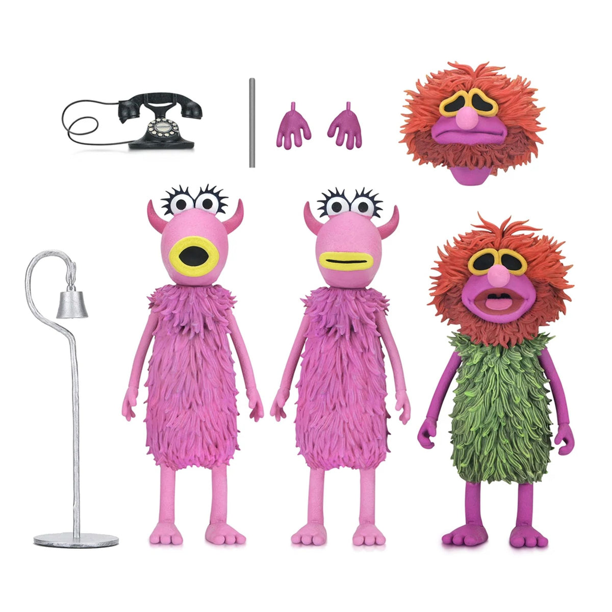 THE MUPPETS - 7” SCALE ACTION FIGURE - ULTIMATE MAHNA MAHNA AND THE SNOWTHS 3 PACK