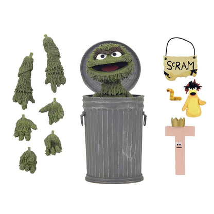 SESAME STREET - ULTIMATE OSCAR THE GROUCH 7” SCALE ACTION FIGURE