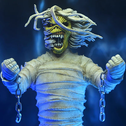 IRON MAIDEN - 8” CLOTHED FIGURE - IRON MAIDEN “MUMMY “ EDDIE