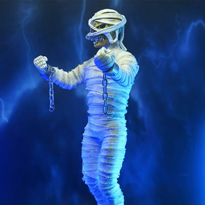 IRON MAIDEN - 8” CLOTHED FIGURE - IRON MAIDEN &quot;MUMMY &quot; EDDIE