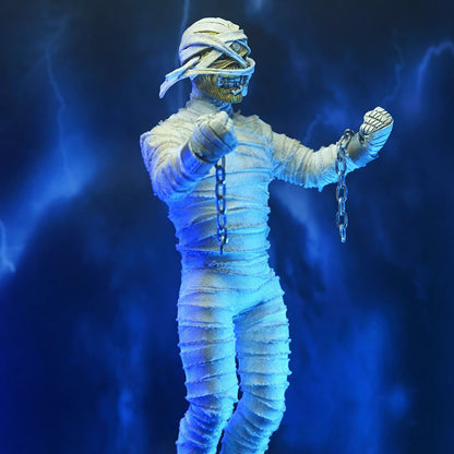 IRON MAIDEN - 8” CLOTHED FIGURE - IRON MAIDEN &quot;MUMMY &quot; EDDIE