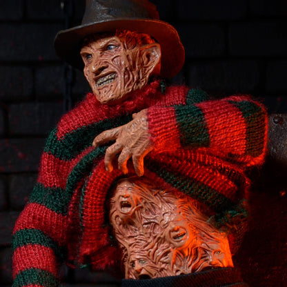 NIGHTMARE ON ELM STREET - 8” CLOTHED FIGURE - DREAM WARRIORS FREDDY