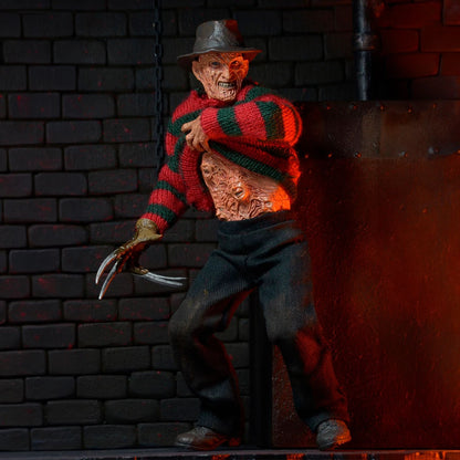 NIGHTMARE ON ELM STREET - 8” CLOTHED FIGURE - DREAM WARRIORS FREDDY