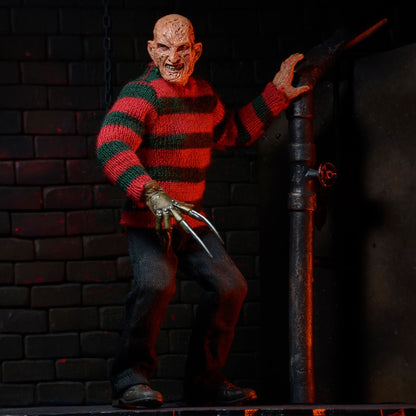 NIGHTMARE ON ELM STREET - 8” CLOTHED FIGURE - DREAM WARRIORS FREDDY