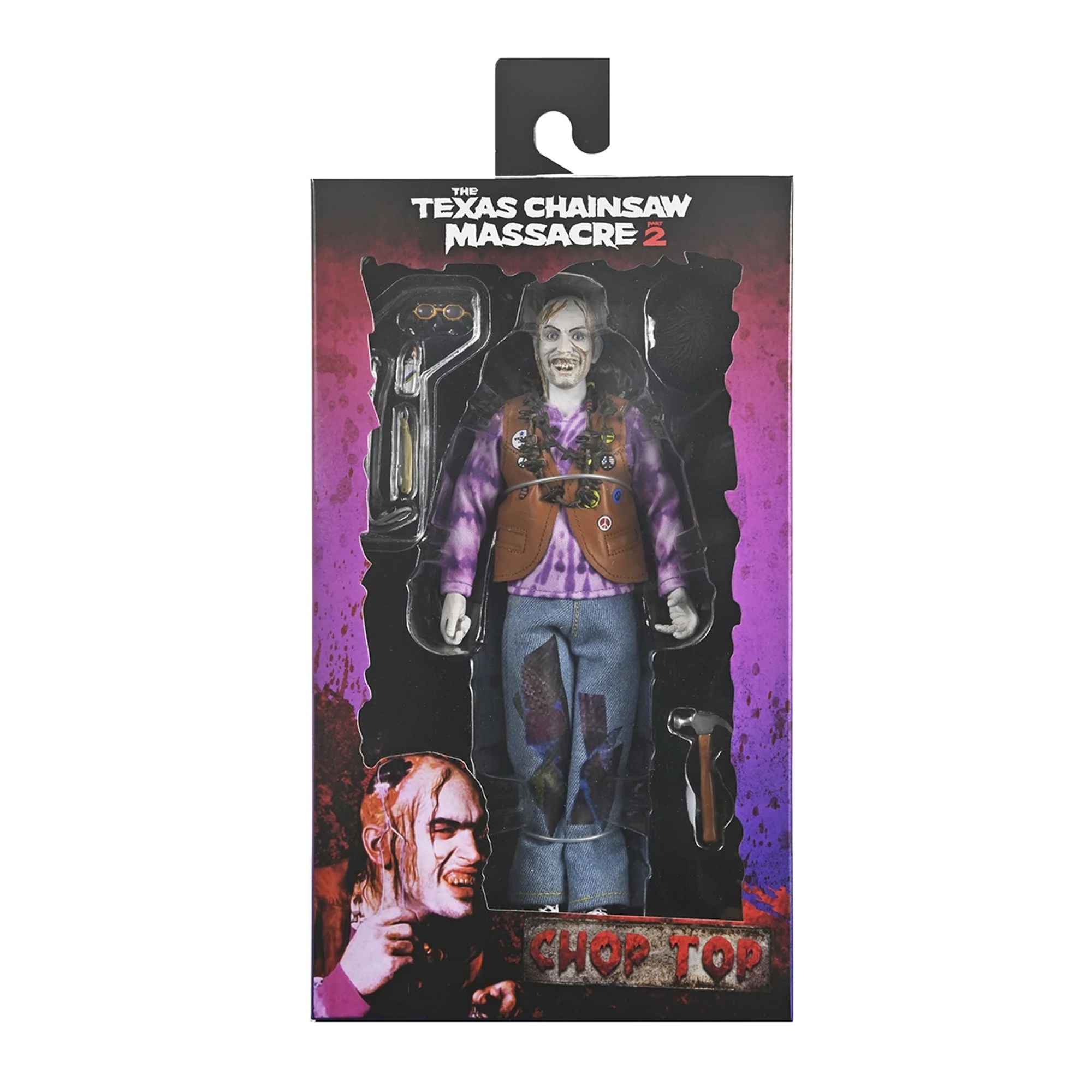 TEXAS CHAINSAW MASSACRE 2 - 8” CLOTHED FIGURE - CHOP TOP