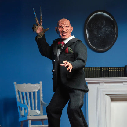 NIGHTMARE ON ELM STREET - 8” CLOTHED FIGURE - TUXEDO FREDDY
