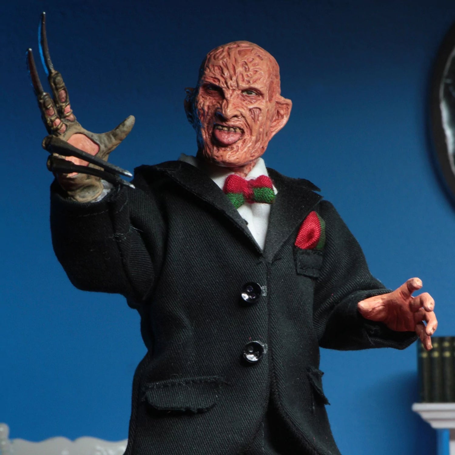 NIGHTMARE ON ELM STREET - 8” CLOTHED FIGURE - TUXEDO FREDDY