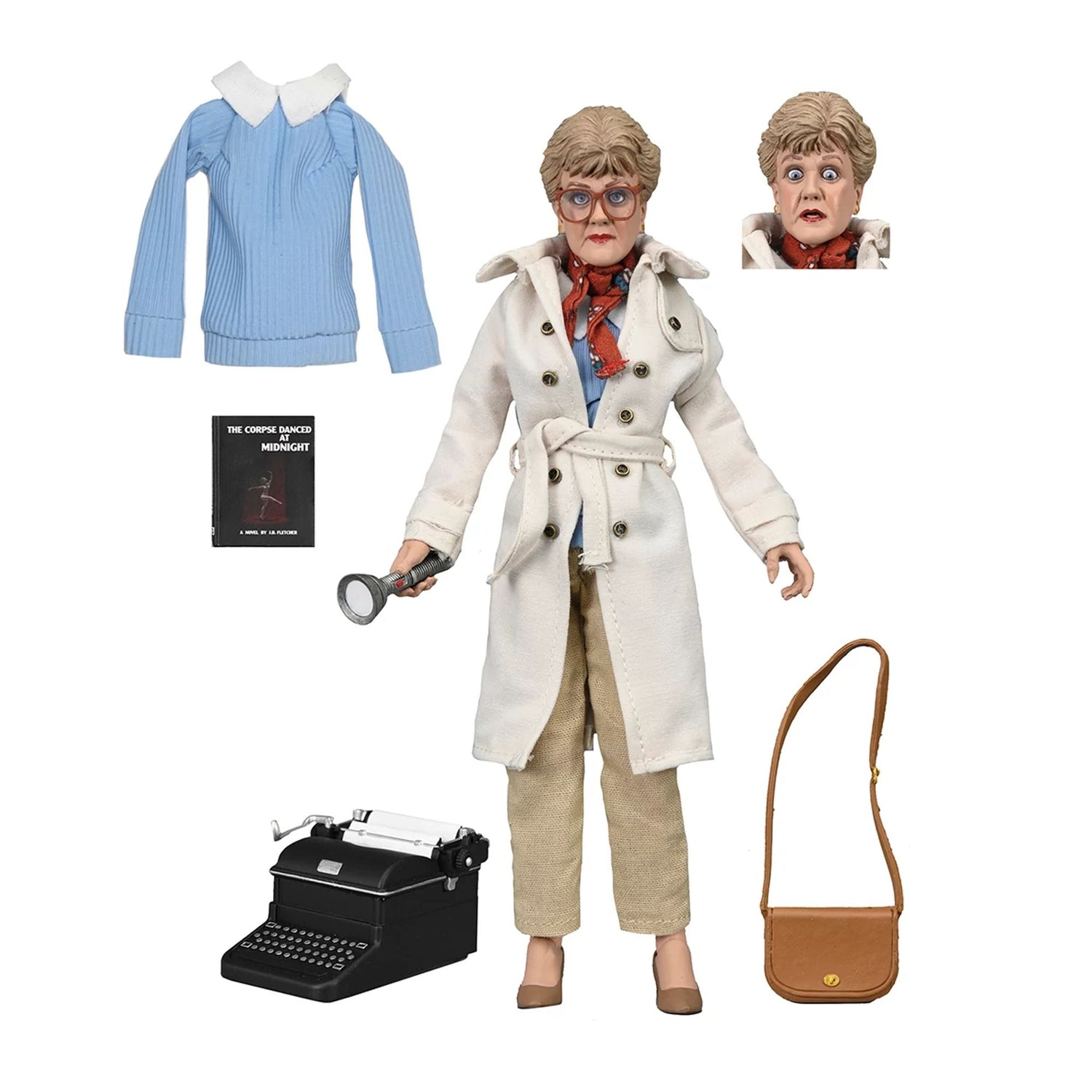 MURDER SHE WROTE - 8&quot; CLOTHED ACTION FIGURE - JESSICA FLETCHER